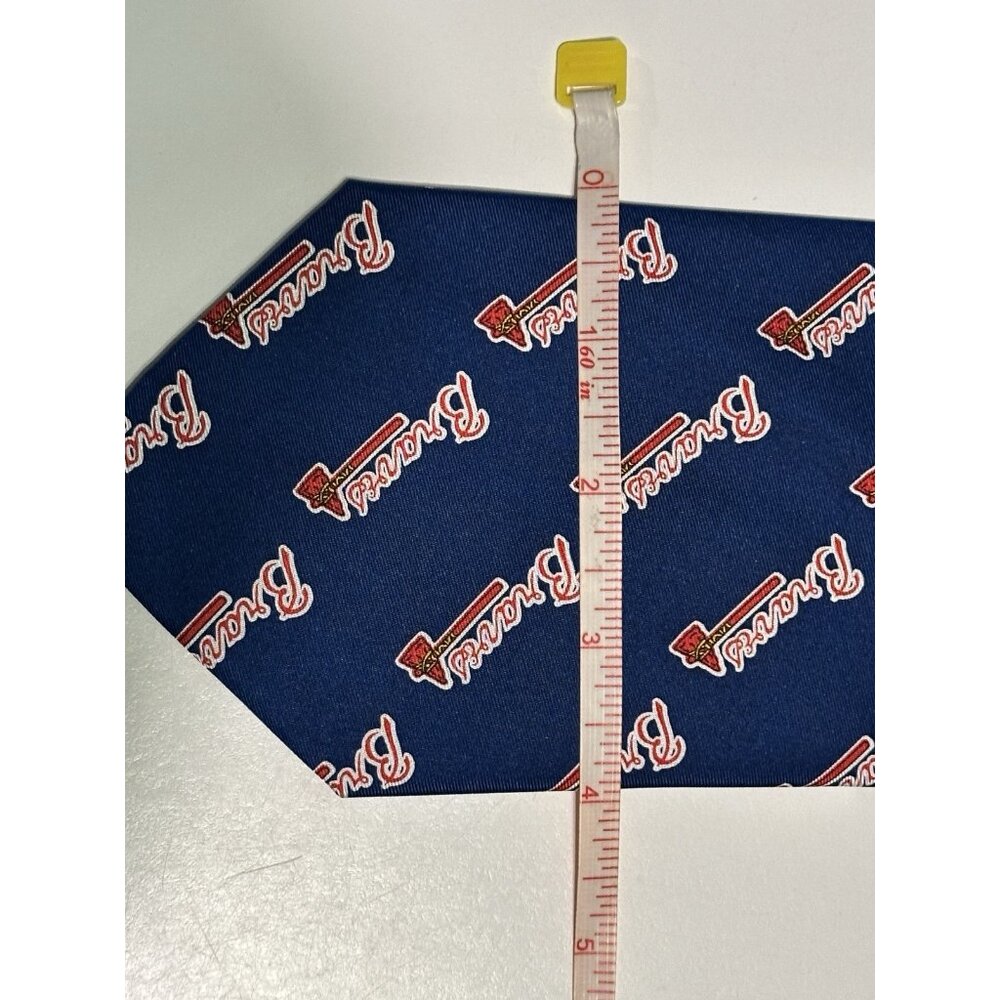 Atlanta Braves  Men's Silk Necktie MLB Baseball Limited  Giveaway Father's Day - Picture 2 of 6